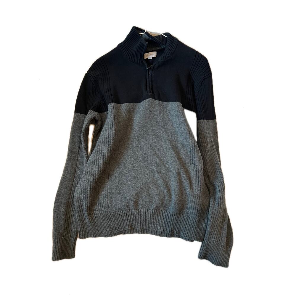 Calvin Klein 1/4 Zip Pullover Mens M